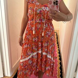 Spell Vibrant Floral High Low Dress